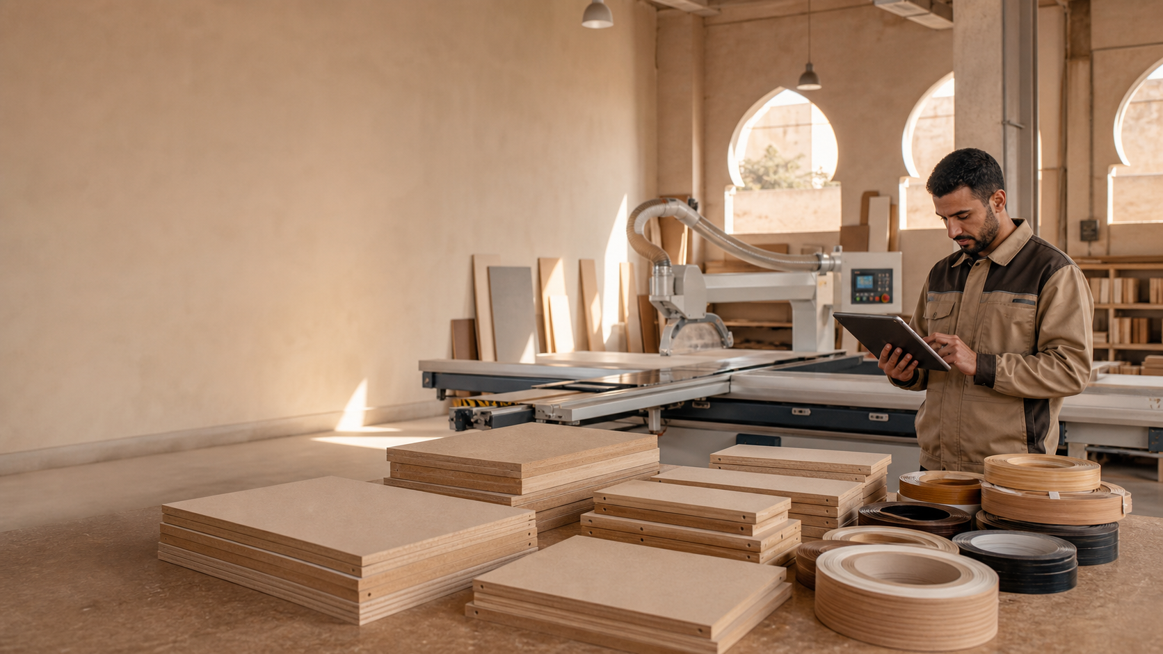 Atelier professionnel de decoupe MDF